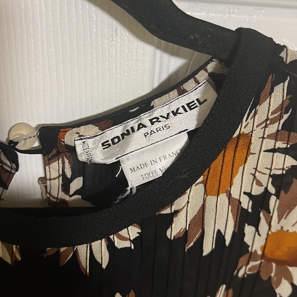 Sonia Rykiel Sheer Floral Print Dress - Picture 3 of 7